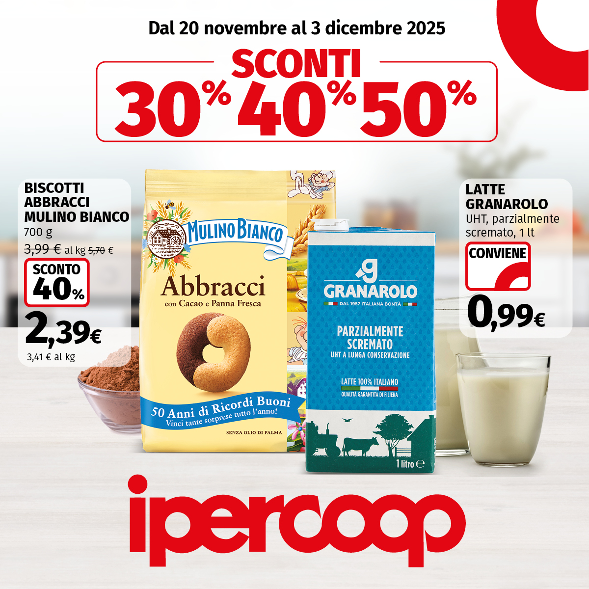 Ipercoop – Sconti 30% 40% 50%