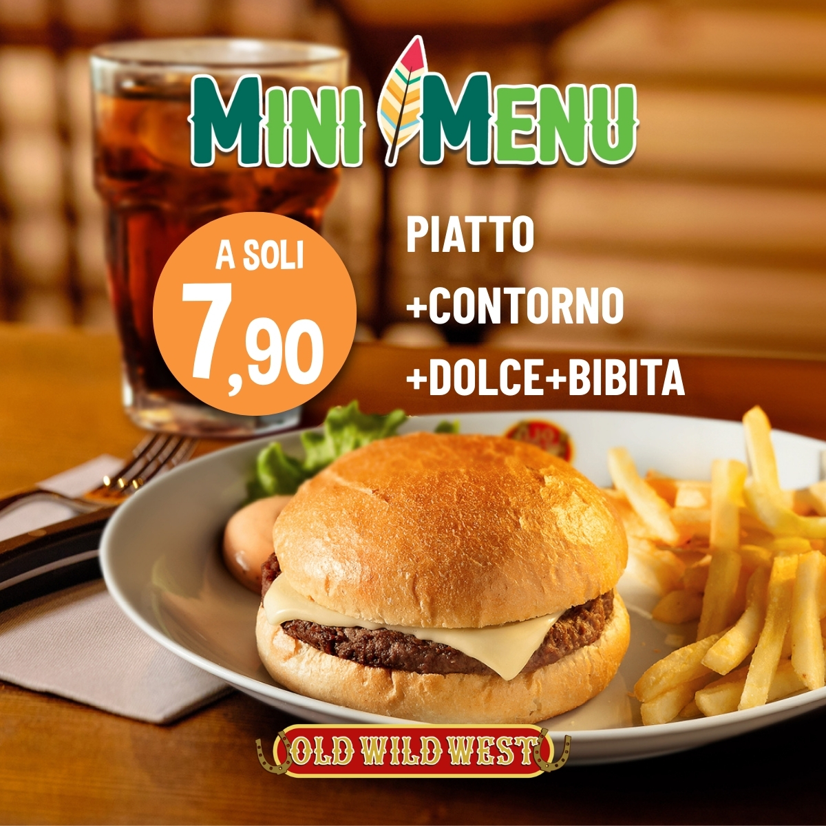 Old Wild West - Mini Menù