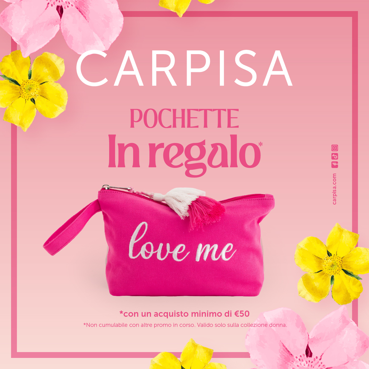 Carpisa - Pochette in regalo
