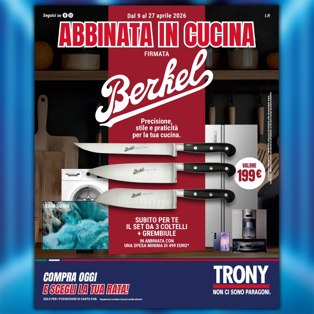 Trony - Abbinata in Cucina