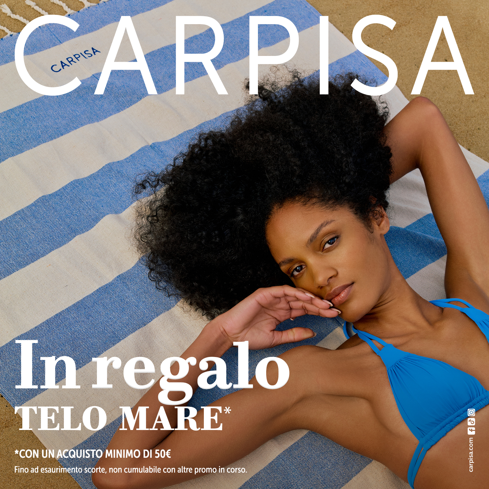 Carpisa - Telo mare in regalo