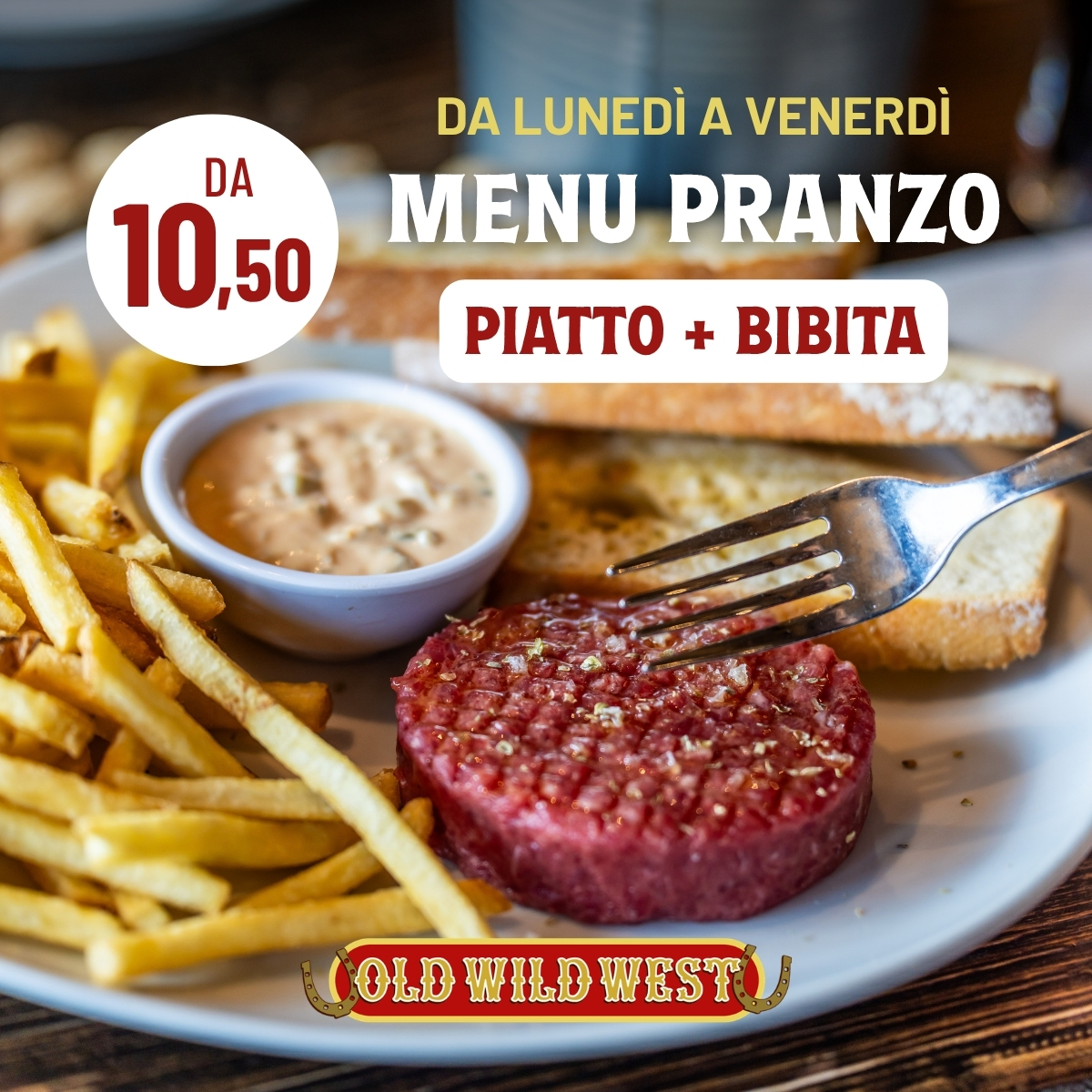 Old Wild West - Menu pranzo