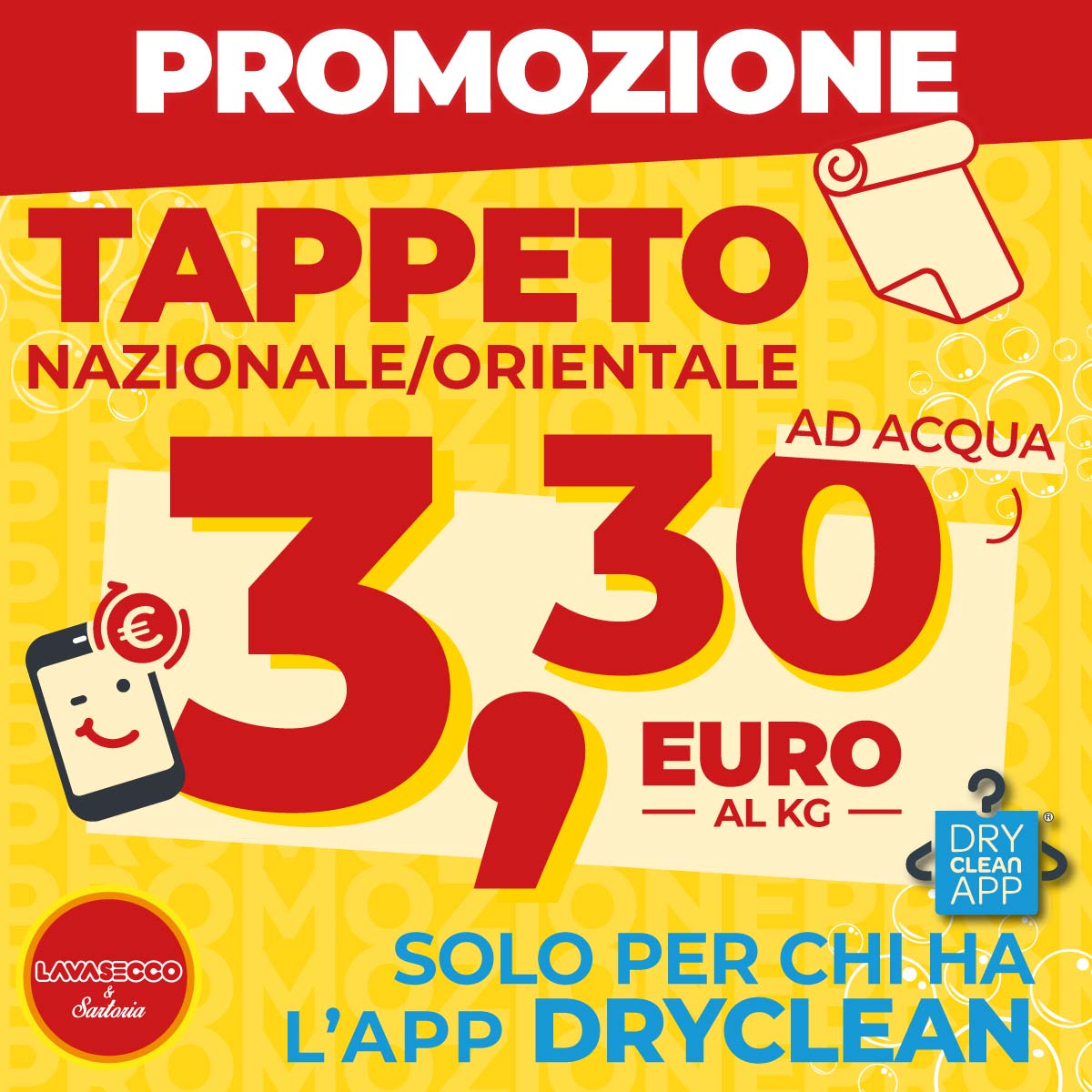 Lavasecco - Ottobre, il mese del TAPPETO!
